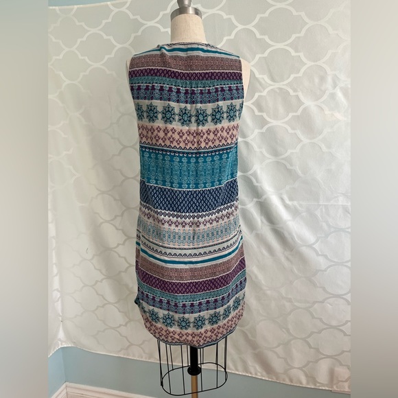 Beachlunchlounge Aquamarine Sleeveless Dress Small viscose short dress - Picture 4 of 10